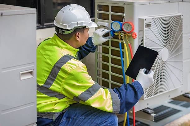 Professional Hvac technician working in Coats, NC